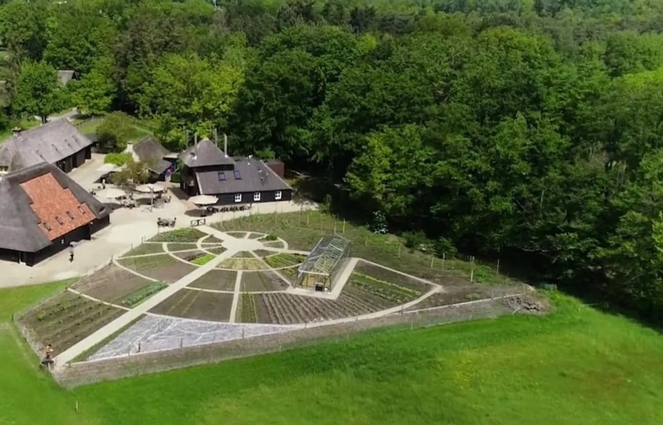 Dronefoto van Landgoed Ulvenhart