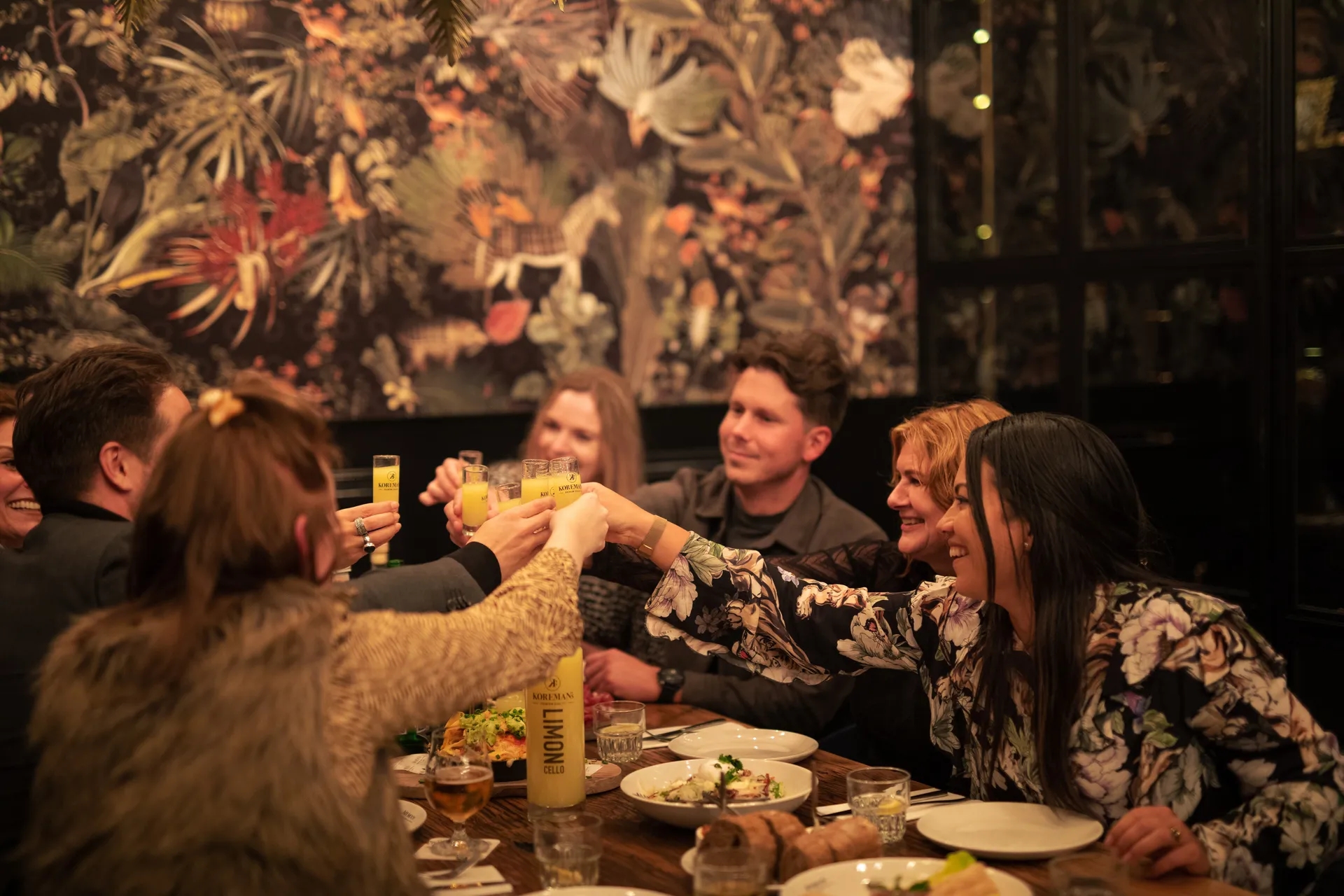 People who enjoy a dinner and Koreman's Limoncello