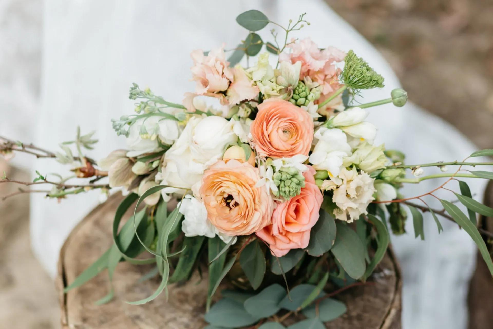 a bridal bouquet